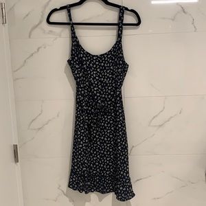 Brandy Melville white floral hem dress! Like new